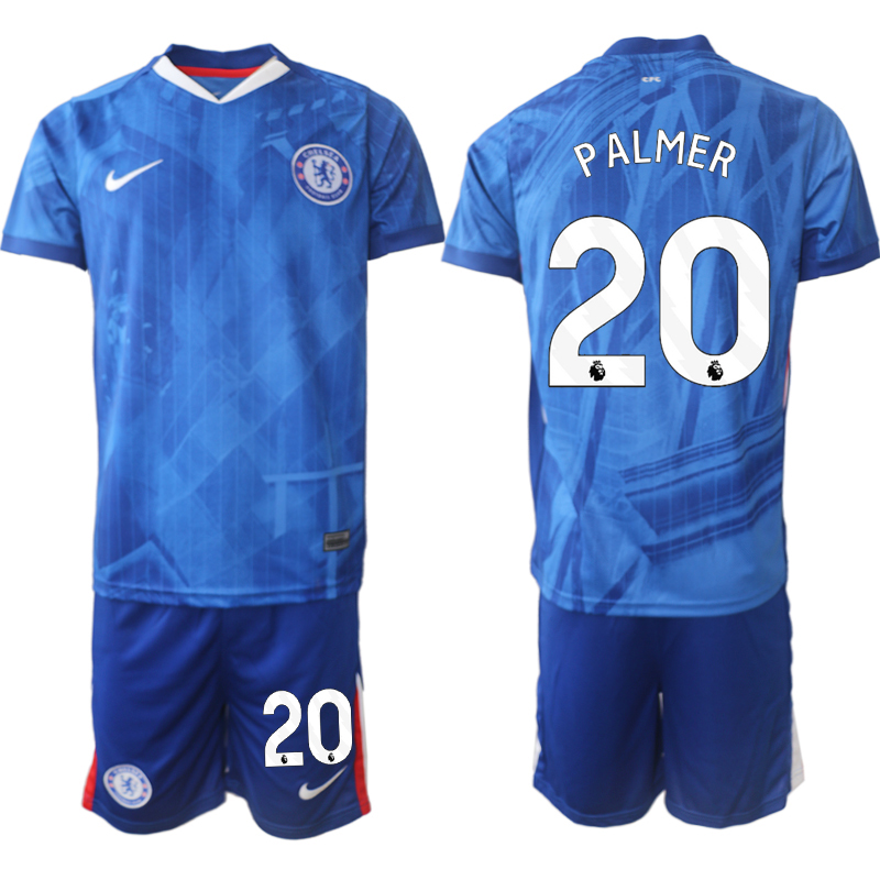 Men 2025-2026 Club Chelsea FC home Blue #20 Soccer Jersey